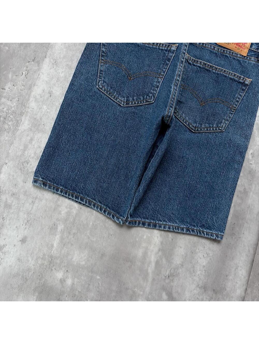 Y2K Blue Levi’s 505 Grunge Skater Denim Jorts - Picture 4 of 8